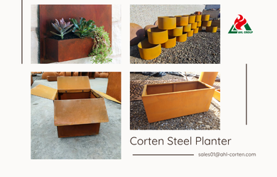 Corten Steel Outdoor Planter